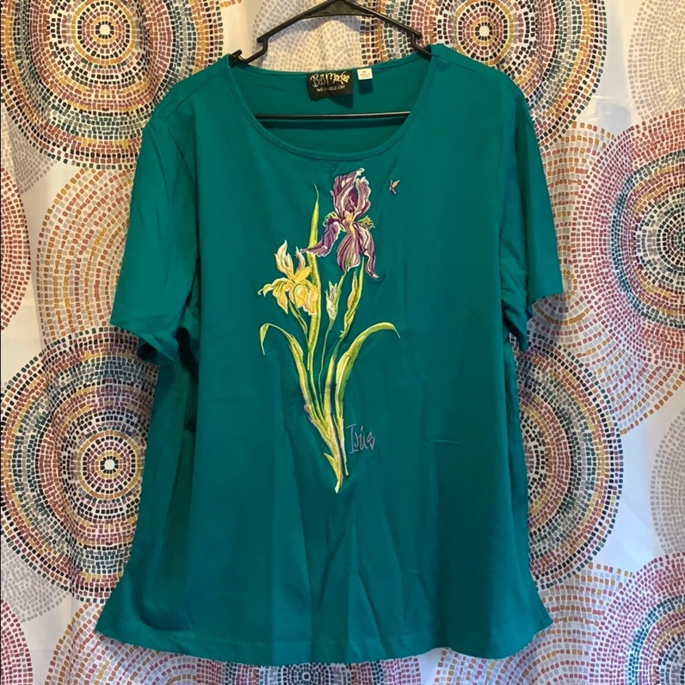 ⭐️ Wearable Art by Bob Mackie Iris design